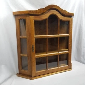 Vintage Powell Wall Hanging Curio Cabinet Display Or Table Top 26"Hx27"Wx6.5D - Picture 1 of 24