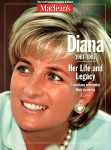 Maclean's Magazine Princess Diana 1961-1997 Life Legacy Special Commemorative Ed - Bild 1 von 2