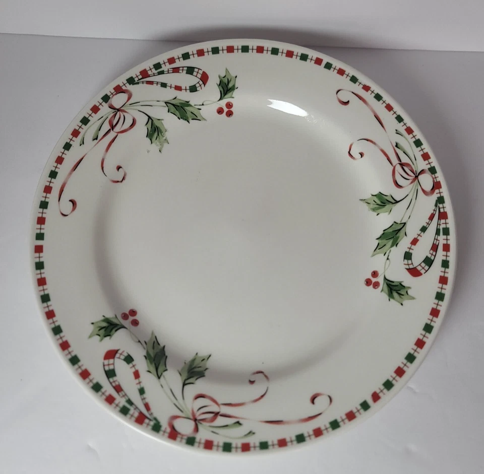Gibson Festive Traditions Cinta Tartán/Vajilla de Repuesto Holly/Tú eliges Foto 1 de 1