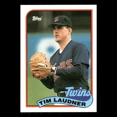 Tim Laudner #239 1989 Topps Minnesota Twins Baseball Card MLB - Image 1 of 3