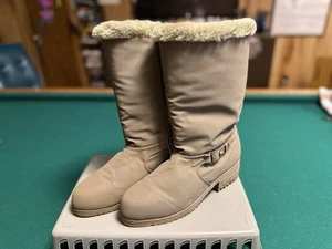 Botas Weather Spirit forradas de piel cremallera lateral tostadas 10W para mujer - Imagen 1 de 16