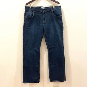 Tecovas Jeans Men 38x30 Dark Blue Denim Slim Straight Leg Stretch Western Cowboy - Picture 1 of 13