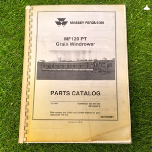 Massey Ferguson MF120 PT Grain Windrower Parts Catalog  - Picture 1 of 6