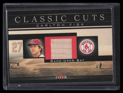 2002 Fleer #CF-B Carlton Fisk Classic Cuts - Image 1 of 2