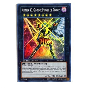Number 40: Gimmick Puppet of Strings NM Ltd Ed Super Rare CT10-EN011 Yu-Gi-Oh! - Picture 1 of 3