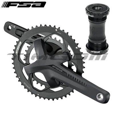 Pedivela oca velocidade FSA OMEGA CK-4003 Road 2x9/10/11 50-34T 165mm BB-4000 - Imagem 1 de 4