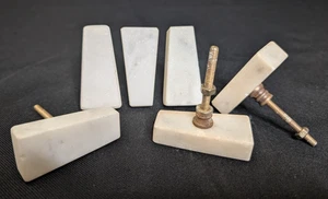 EINZIGARTIGE WEISSE Marmor Schublade Zug Schrank Knöpfe Menge 6 - Bild 1 von 16