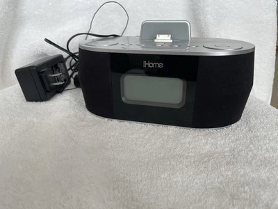 Radio despertador ihome iD38 para iPad/iPhone/iPod, probado y funciona Foto 1 de 4