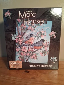 Robin's Retreat Wild Wings Marc Hanson 550 Piece Jigsaw Puzzle 18" X 24" - Picture 1 of 7