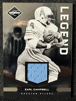 Earl Campbell 2011 Panini Limited Legend Patch /93 OILERS 🔥🔥 - Image 1 of 2