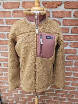 Patagonia Womens Medium Classic Retro-X Jacket. Nest Brown w/ Dulse Mauve - Image 1 of 4