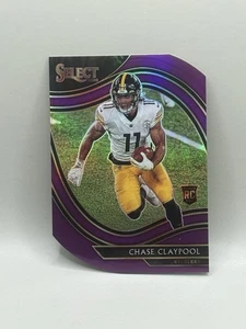 Chase Claypool 2020 Select Purple Prizm Field Level Die-Cut Rookie #370 NM B2 - Picture 1 of 6