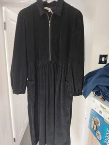 Kate Barton Blackcord Long Sleeve Dress UK 8 - Imagen 1 de 3