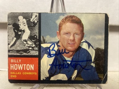 Billy Howton -Rice- Dallas Cowboys Autographed Card - Image 1 of 2