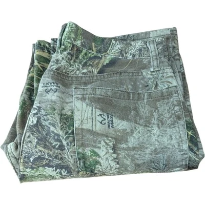 Realtree Mens MAX-1 Camo Pants 32x32 Outdoor Hunting Jeans (Measures 32x30) - Image 1 of 4