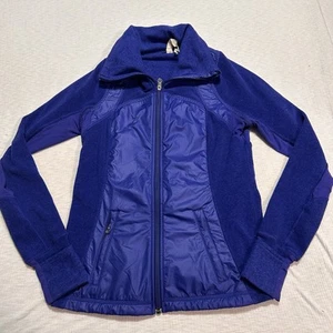 Lululemon Run Gust Buster Jacket Women Size 6 Pigment Blue Full Zip Windbreaker - Picture 1 of 8
