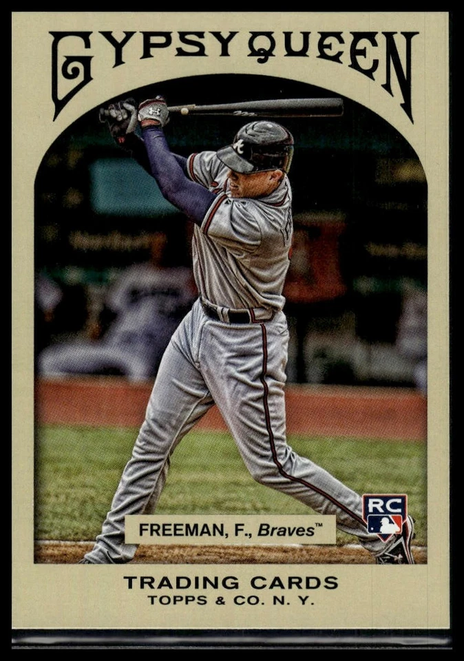 2011 Topps Gypsy Queen #335 Freddie Freeman Rookie RC - Image 1 of 2