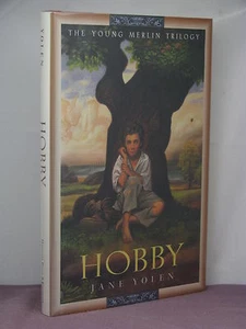 1st, signed by the author, Young Merlin 2: Hobby by Jane Yolen (1996) - Picture 1 of 2