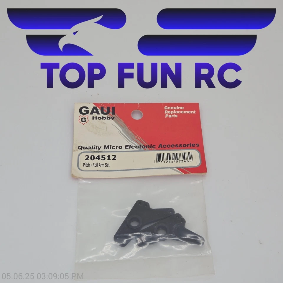 Gaui RC 204512 Pitch-Roll Arm Set-Vintage! For Hurrican Helicopter - Image 1 of 1