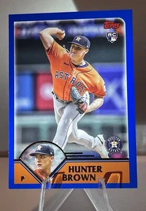 🔥HUNTER BROWN Rookie - 2023 TOPPS ARCHIVES - HOUSTON ASTROS🔥 - Picture 1 of 2