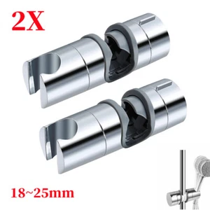 18-25mm Universal Duschkopf Schieber Gleiter Halter Stangengleiter Duschstange - Bild 1 von 8