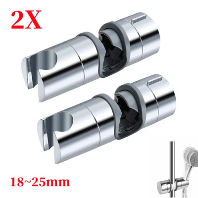 18-25mm Universal Duschkopf Schieber Gleiter Halter Stangengleiter Duschstange - Bild 1 von 4