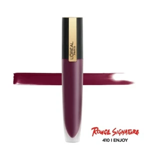L'Oreal Paris Makeup Rouge Signature Matte Lip Stain 410 I Enjoy New Sealed - Picture 1 of 4