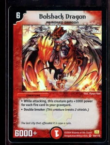 Bolshack Dragon 69/110 Foil Ultra Rare DM-01 LP Base Set Duel Masters TCG - Picture 1 of 2