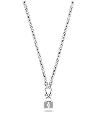 "Collar de grillete y cerradura Charriol St. Tropez Mariner 17"" nuevo/nunca usado" Foto 1 de 4