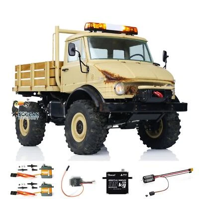 LESU 1/10 4x4 RC Off-Road Vehicle RAVE-UM406 Remote Control Climbing Light Truck - Image 1 of 4
