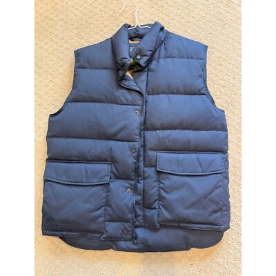 Cabela's Goose Down Puffer vest blue Size M Medium - Image 1 of 4