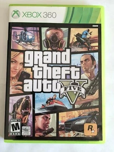 Grand Theft Auto V (Microsoft Xbox 360, 2013) GTA5 GTAV GTA 5 GTA V con MAP - Imagen 1 de 4