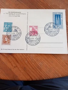 Festpostkarte Kölner Dom 1948 - Bild 1 von 2