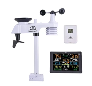 WeatherFi Professional WiFi Weather Station WF7000 7-in-1 with 14 weather featur - Picture 1 of 16