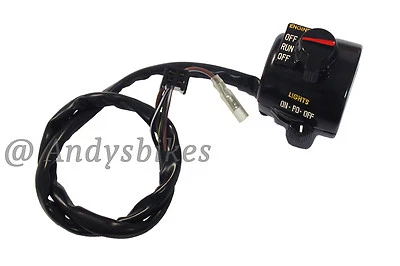 HEAVY DUTY RIGHT HAND RH SWITCH UNIT KAWASAKI KH250 KH400 KH500 KH 250 400 500 - Image 1 of 2