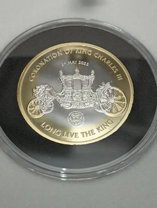 2023 12 Grams .999 Silver King Charles III Proof Coronation Royal Stage Coach - Picture 1 of 4