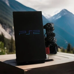 Sony PlayStation 2 Home Console - Black And Control And The Memory - Picture 1 of 2