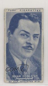 1948 Turf Film Favourites Tobacco Brian Donlevy #30 m5x