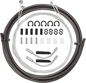 Universal Bike Brake Cable Housing Kit with 1 Set Bicycle Brake Line, 2 Pieces V - Picture 1 of 12