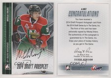 2014 ITG Draft Prospects Auto Gold /20 Nikolaj Ehlers #A-NE2 Auto