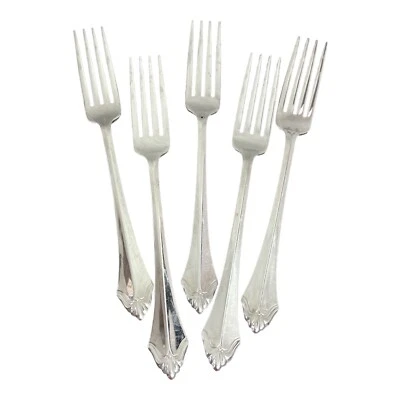 5 Kenwood Community by Oneida Silver Stainless 18/8 Glossy Forks 1987-Current - Image 1 of 4