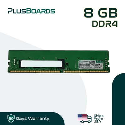 HP Original 8GB PC4-2933Y DDR4 RDIMM 2933MHz REG ECC 1Rx8 288-Pin Server Memory - Image 1 of 4