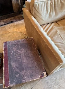 Antique 1898 Cram's Universal Atlas Maps Geographical Astronomical Historical Lg - Picture 1 of 13