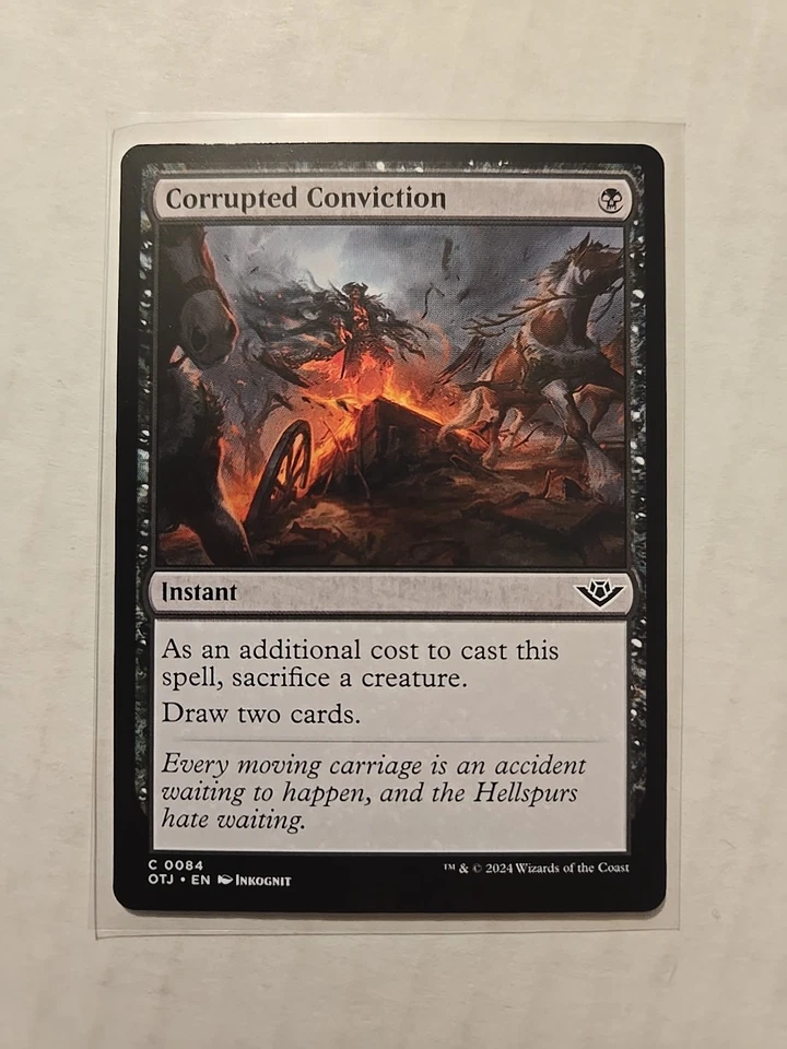 Corrupted Conviction - Outlaws of Thunder Junction - LP - Common - Instant - MTG - Image 1 of 1
