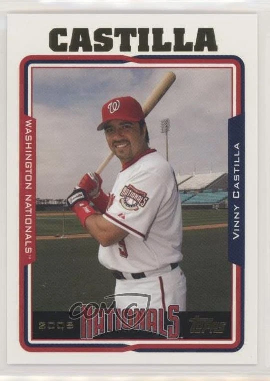 2005 Topps Washington Nationals Box Set Vinny Castilla #31 - Image 1 of 2