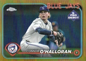 2024 Topps Pro Debut Chrome Gold Refractors #PDC169 Connor O'Halloran /50 - Picture 1 of 2