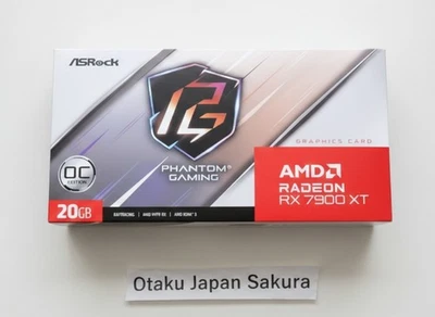 ASRock AMD Radeon RX 7900 XT Phantom Gaming White 20GB OC Graphics Card GPU JP - Immagine 1 di 4