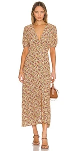 NWT size 4 Faithfull the Brand Bellavista Midi Dress La Gomera - Picture 1 of 8