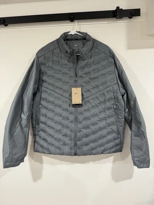 Nike Therma-FIT ADV AeroLoft Repel Down Running Jacket Grey Sz XL FB7556-084 NWT - Image 1 of 4