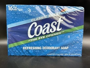Coast Bar Soap Refreshing Classic Scent 16 Bars - Picture 1 of 7